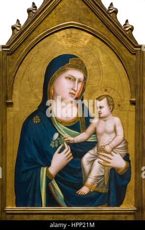 Madonna mit Kind von Giotto (c.1266-1337), Tempera auf Verkleidung, c.1320-30 Stockfoto