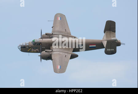 Die North American b-25 Mitchell ist eine amerikanische zweimotorige, mittlerer Bomber hergestellt von North American Aviation Stockfoto