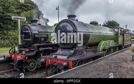 2016-North Norfolk Railway Steam Gala-Teilnehmer Stockfoto