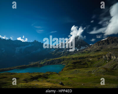 Breul - Matterhorn, Matterhorn, Cervinia, italia Stockfoto