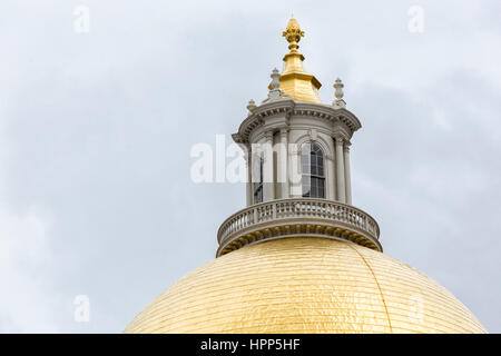 Massachusetts State House Kuppel Stockfoto