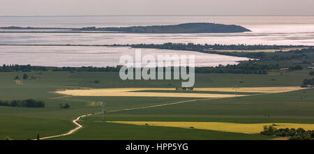 Blick von Putgarten auf der Insel Hiddensee, Ostsee, Mecklenburg-Western Pomerania, Deutschland Stockfoto