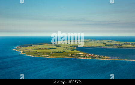 Blick von Norden, Insel Hiddensee, Ostsee, Mecklenburg-Western Pomerania, Deutschland Stockfoto