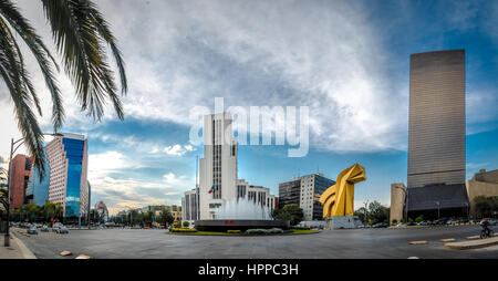 Platz in Paseo De La Reforma - Mexiko-Stadt, Mexiko Stockfoto