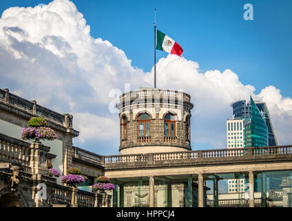 Schloss Chapultepec - Mexiko-Stadt, Mexiko Stockfoto