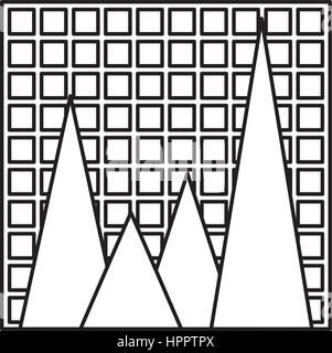 Statistik-Grafik-Bericht Stock Vektor