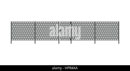 Metall-Zaun Stock Vektor