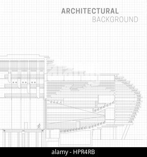 Architektonischen Hintergrund Stock Vektor
