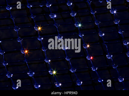 Eines frühen Morgens als die Sonne aufging durfte ich farblich Starburst in die Wassertröpfchen zu erfassen. Stockfoto