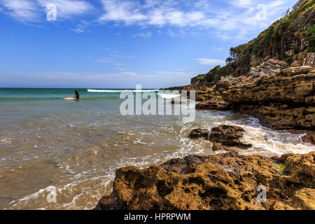 Cave Strand im Booderee Nationalpark, Jervis Bay, Australien Stockfoto