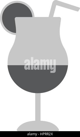 Cocktail trinken Symbol Vektor-illustration Stock Vektor