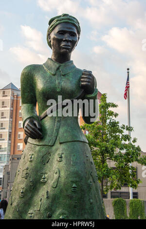 Statue von Harriet Tubman in Harlem Stockfoto