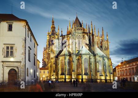 St.-Veits-Dom in Prag, Tschechische Republik Stockfoto