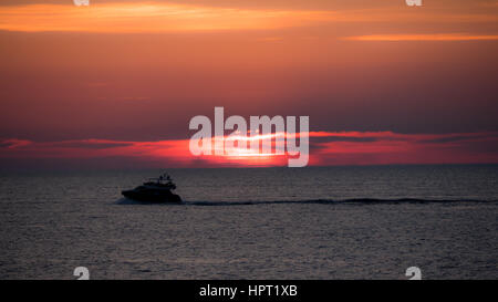 Lakewood Park Sonnenuntergang Stockfoto