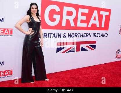 Jessie J besucht der Film Is Great Rezeption der Feigen und Oliven in Los Angeles, USA. Stockfoto