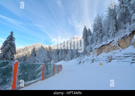 Mountain Ski Resort, Poiana Brasov, Brasov, Rumänien, Transsilvanien Stockfoto