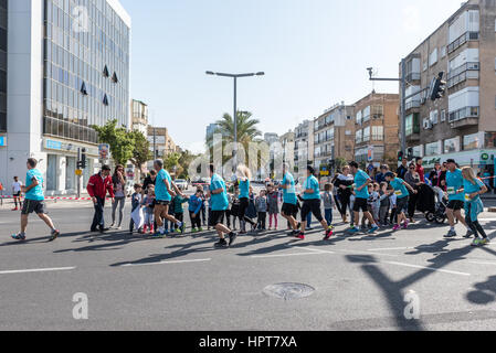 Tel Aviv-Yafo, Israel. 24. Februar 2017. 2017 tel Aviv Samsung Marathon, Israel Credit: Michael Jacobs/Alamy Live-Nachrichten Stockfoto