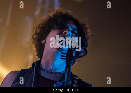 Bergamo, Italien. 24. Februar 2017. Der Zen Zirkusvorstellung im Drusus Music live Club. Bildnachweis: Brambilla Simone Fotografie/Alamy Live-Nachrichten Stockfoto