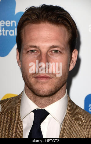 Los Angeles, Ca, USA. 24. Februar 2017. Luke Bracey am Bildschirm Australien und Australier in Film Empfang für australischen Oscar-nominierten im Four Seasons Hotel Los Angeles in Beverly Hills am 24. Februar 2017 in Los Angeles, Kalifornien. Bildnachweis: David Edwards/M Edia Punch/Alamy Live-Nachrichten Stockfoto