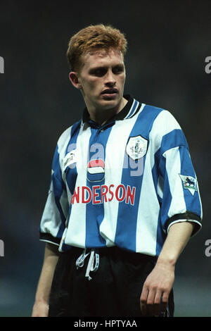 MARK PEMBRIDGE SHEFFIELD Mittwoch FC 12. Januar 1998 Stockfoto