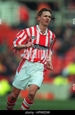 KEVIN KEEN STOKE CITY FC 2. Februar 1998 Stockfoto