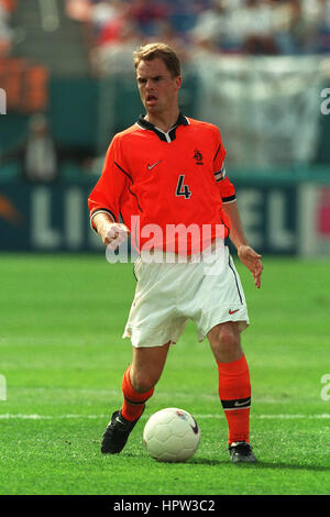 FRANK DE BOER HOLLAND & AJAX 9. März 1998 Stockfoto