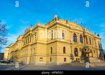 Rudolfinum, Konzertsaal, Josefstadt (Josefov), Prag, Tschechische Republik Stockfoto