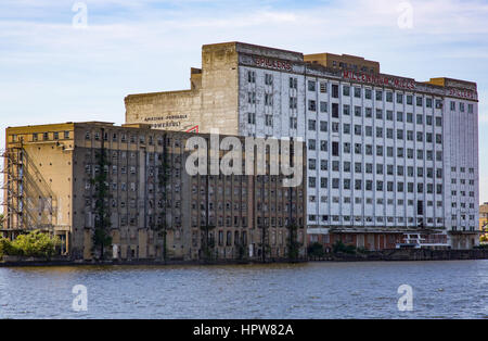 Spillers Millennium Mills auf die Royal Victoria Docks, London Stockfoto