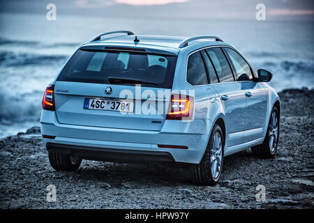 SKODA OCTAVIA III, Facelift 2017 Stockfoto