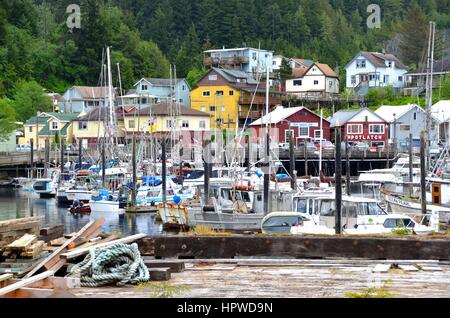 Boote im dock Stockfoto