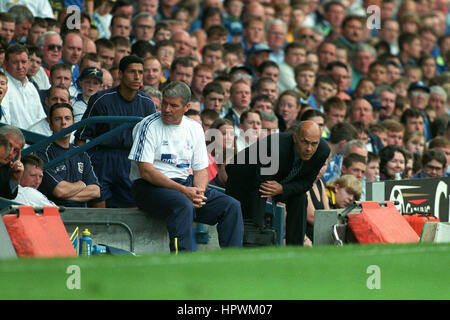 CHRISTIAN GROSS & ARCHIE KNOX EVERTON V TOTTENHAM HOTSPUR 29. August 1998 Stockfoto