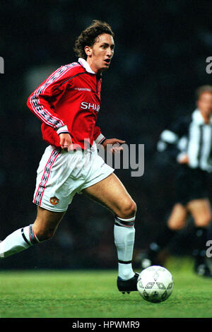 JONATHAN GREENING MANCHESTER UNITED FC 2. September 1998 Stockfoto