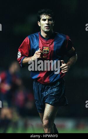 LUIS FIGO FC BARCELONA 17. September 1998 Stockfoto