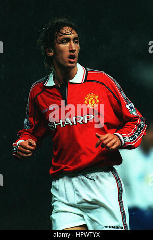 JONATHAN GREENING MANCHESTER UNITED FC 29. Oktober 1998 Stockfoto