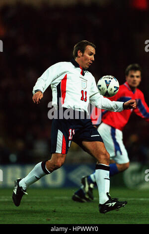PAUL MERSON ENGLAND & ASTON VILLA FC 18. November 1998 Stockfoto