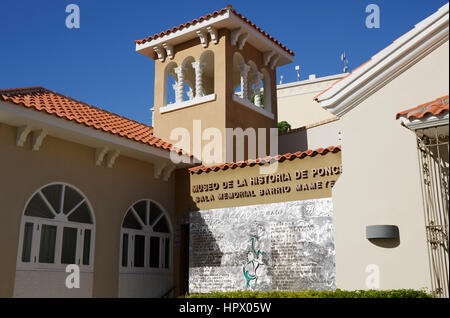 Museo De La Historia, Geschichte Museum, Ponce, Puerto Rico Stockfoto