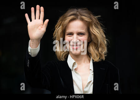 Rom, Italien. 24. Februar 2017. Sonia Bergamasco besucht den Fototermin der italienischen Fiktion "Il Commissario Montalbano" Credit: Andrea Bracaglia/Pacific Press/Alamy Live News Stockfoto