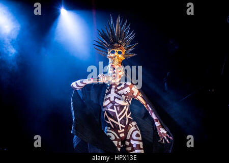 Grace Jones Live Beim Festival No6 In Portmeirion Wales September 2015 Stockfoto