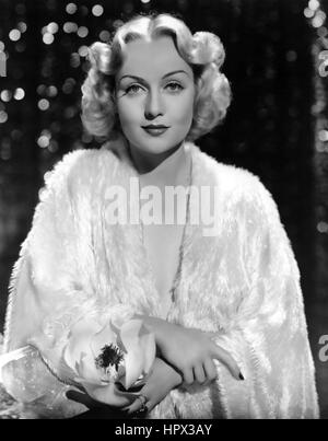 CAROLE LOMBARD (1908-1942) US-Schauspielerin im Jahr 1940 Stockfoto