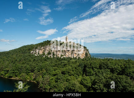 Skytop Turm an der Mohonk, New York State Stockfoto