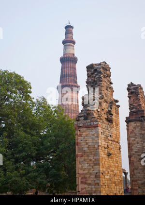 Qutub Minar-Komplex, Neu-Delhi Stockfoto