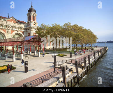 Das Ellis Island Immigration Museum, Ellis Island, Upper New York Bay, New York, New York State, Vereinigten Staaten von Amerika Stockfoto