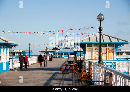 Pier, Llandudno, Conwy Grafschaft, Nord-Wales Stockfoto