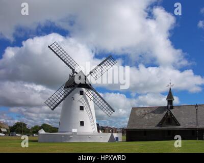 Lytham Windmühle auf Lytham Green Stockfoto