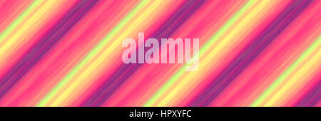 gemischte Diagonalstreifen dicken Farbauftrag in den Farben rosa, lila, grün und gelb (nahtlose Textur) Stockfoto