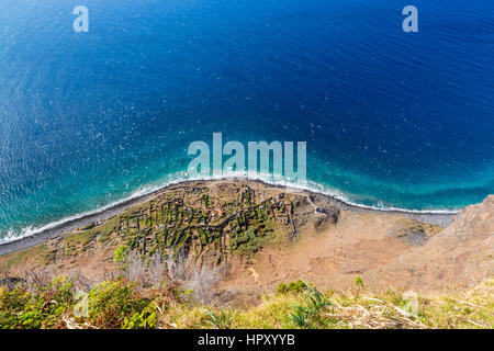 Calhau Das Achadas in der Nähe von Achadas da Cruz, Madeira, Portugal. Stockfoto