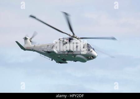 Königliche Marine Merlin Hubschrauber Stockfoto