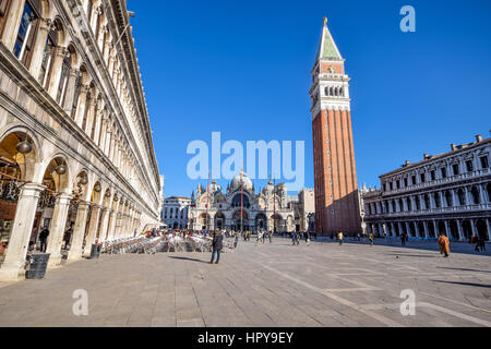 Piazza San Marco, Venedig Stockfoto