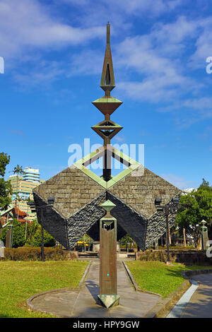 Die 228 Massaker-Denkmal in der 228 Friedenspark in Taipeh, Taiwan. Stockfoto