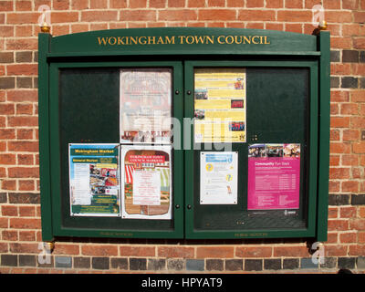 Wokingham Borough Council alte viktorianische Rathaus Hochbau, abgeschlossen im Jahre 1860 Stockfoto